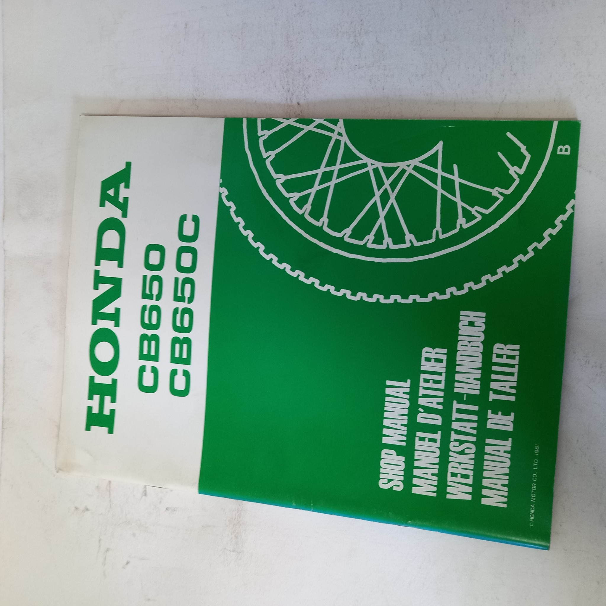 Picture of Werkstatthandbuch  CB650 C